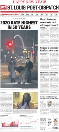 Portada de St. Louis Post-Dispatch (USA)