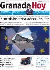 Portada de Granada Hoy (España)