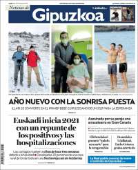 Portada de Noticias de Gipuzkoa (España)