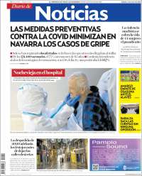 Portada de Noticias de Navarra (España)