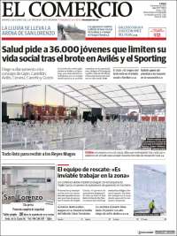 Portada de El Comercio - Gijón (Espa&ntilde;a)