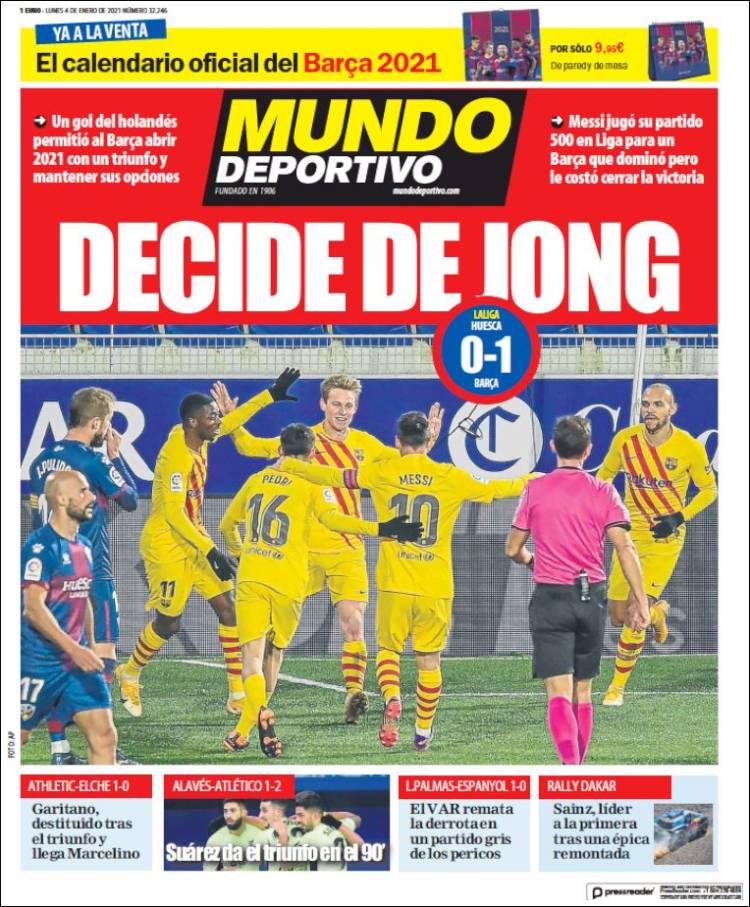 Portada de El Mundo Deportivo (Espa&ntilde;a)
