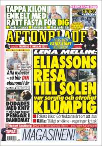 Portada de Aftonbladet (Sweden)