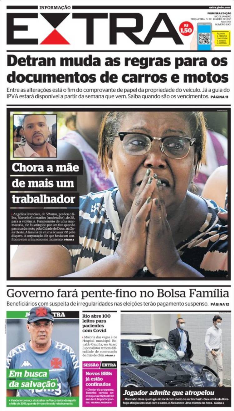 Portada de Extra (Brasil)