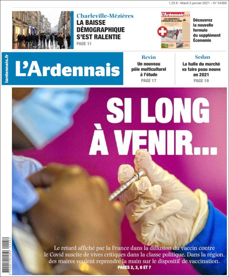 Portada de L'Ardenais (Francia)