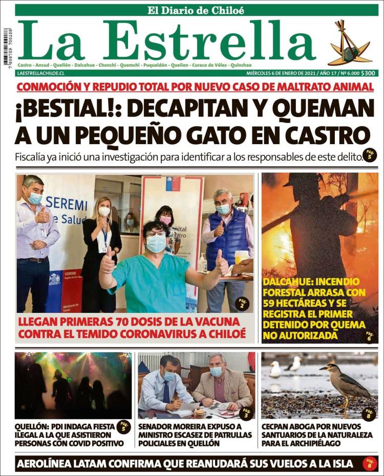 Portada de Estrella de Chiloé (Chile)