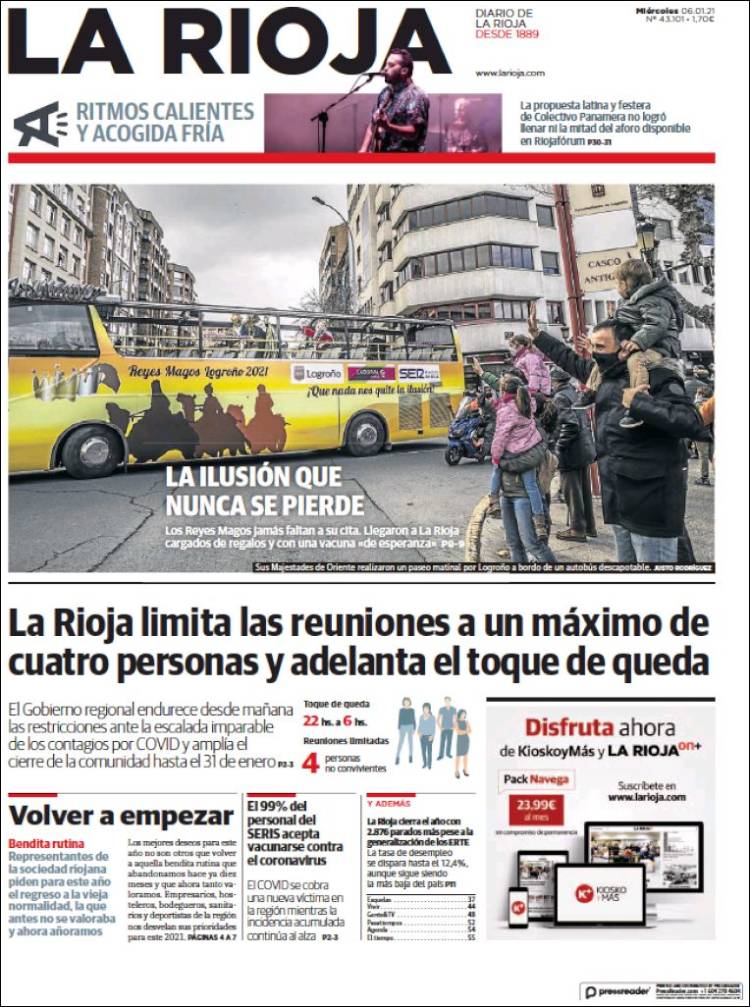 Portada de La Rioja (Spain)