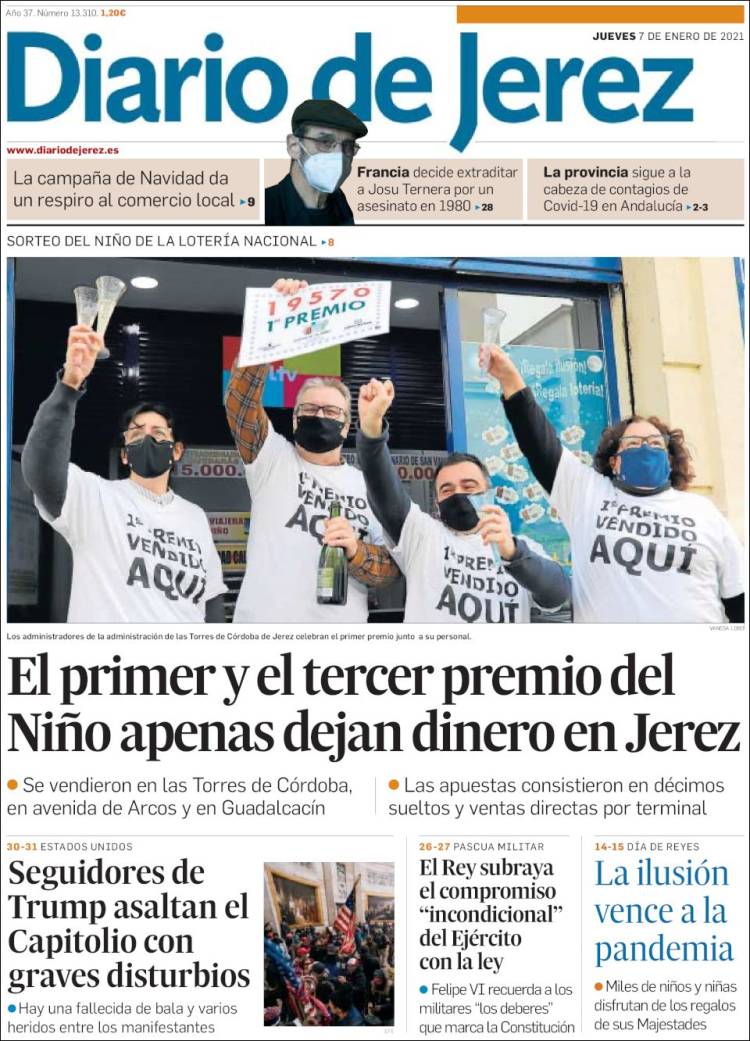 Portada de Diario de Jerez (España)