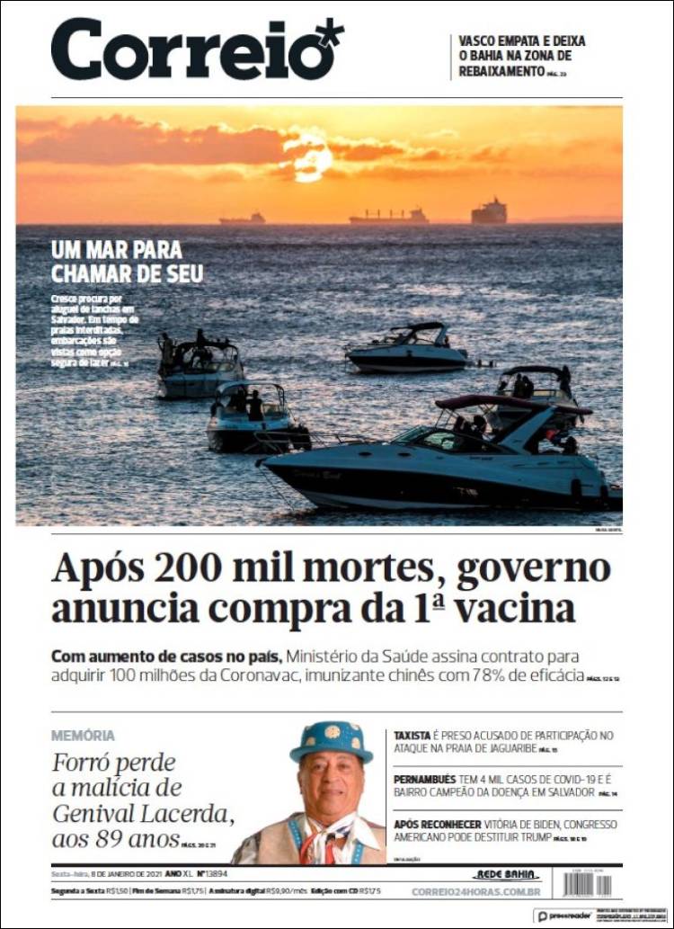 Portada de Correio* (Brasil)