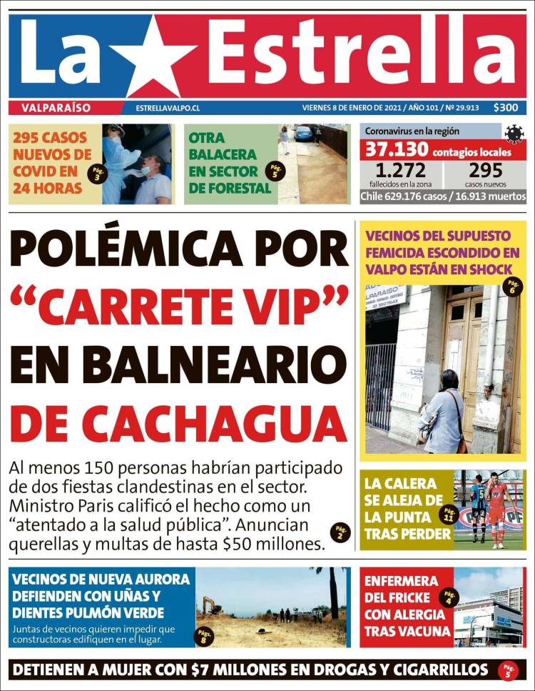 Portada de Estrella de Valparaiso (Chile)