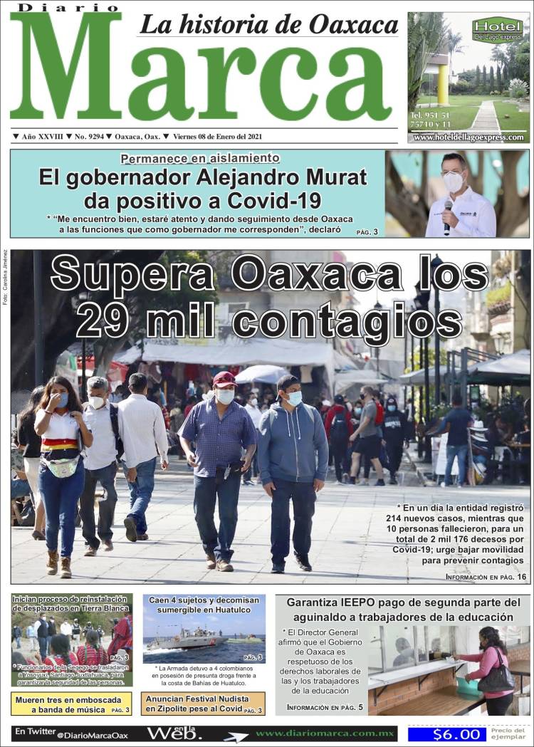 Portada de Diario Marca (México)