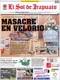 Portada de El Sol de Irapuato (México)