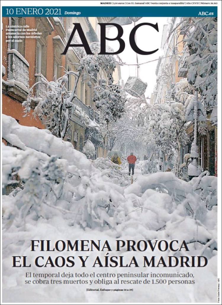 Portada de ABC (España)