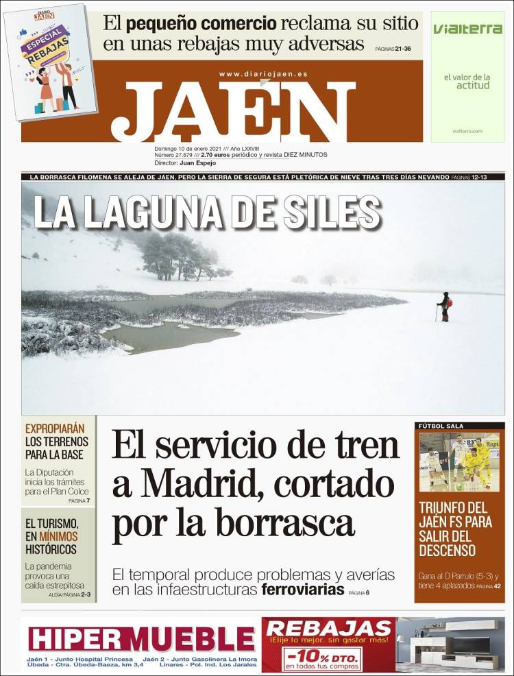 Portada de Diario Jaén (España)