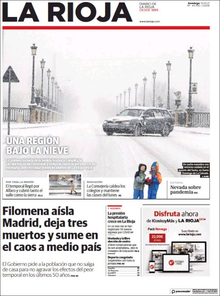 Portada de La Rioja (España)