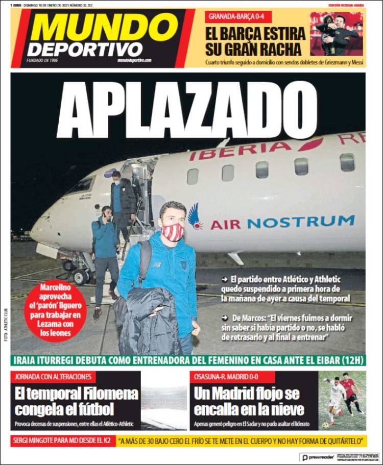 Portada de Mundo Deportivo Bizkaia (Spain)