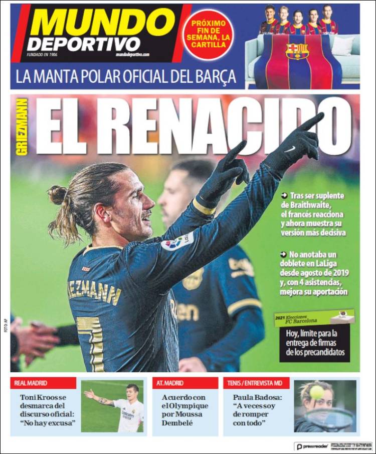 Portada de El Mundo Deportivo (España)