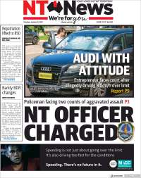Portada de Northern Territory News (Australie)