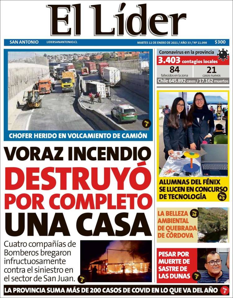 Portada de Lider de San Antonio (Chile)