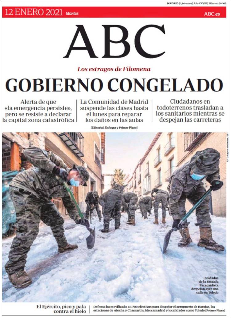 Portada de ABC (España)