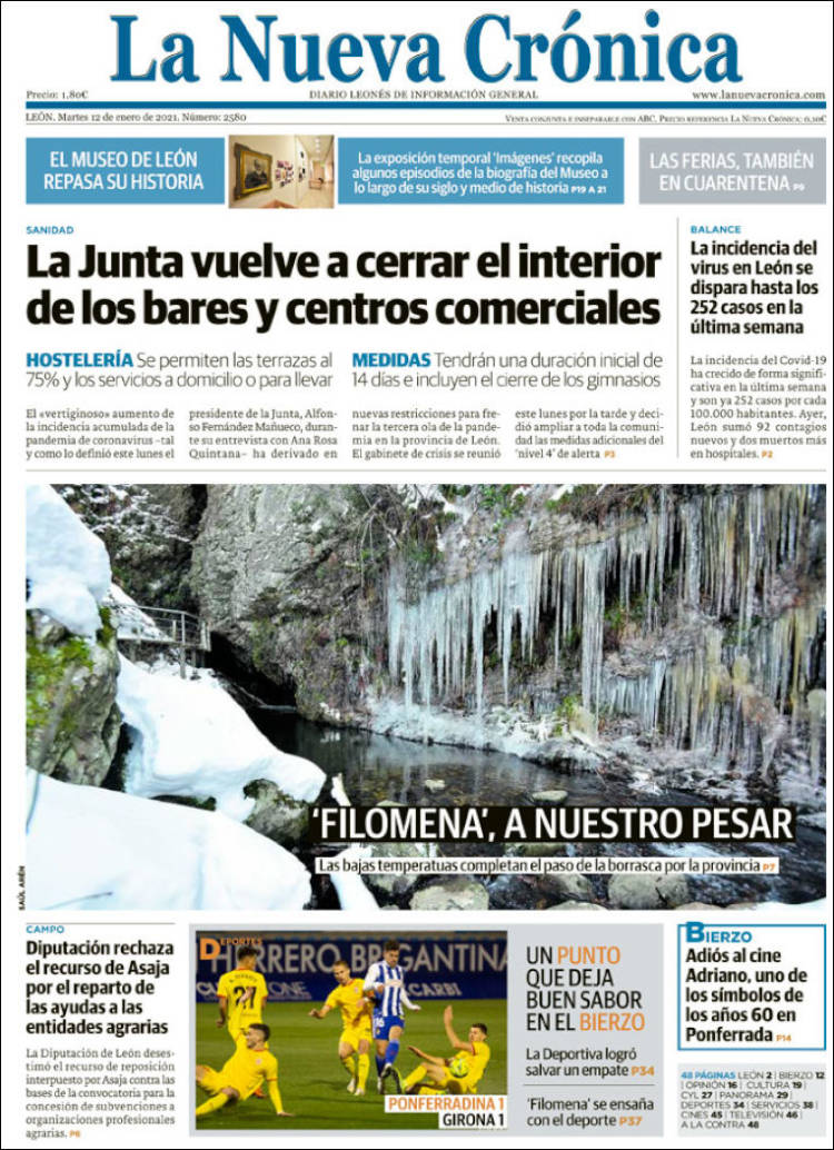 Portada de La Nueva Crónica (Espagne)