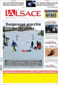 Portada de Journal L'Alsace (France)