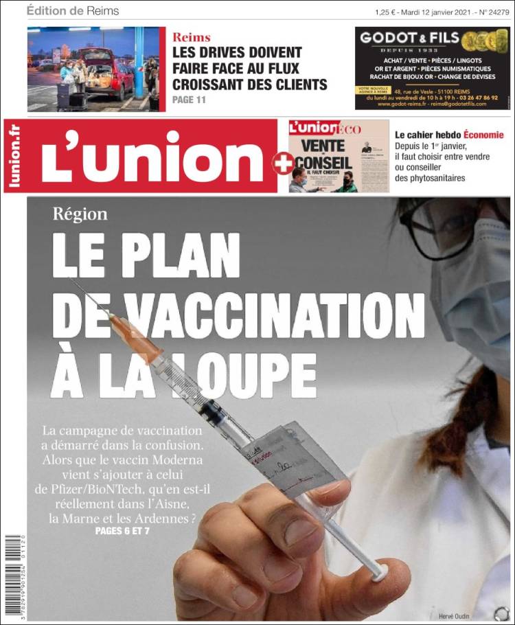 Portada de L'Union (France)