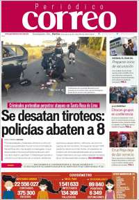 Portada de Correo - El diario del Estado de Guanajuato (Mexico)