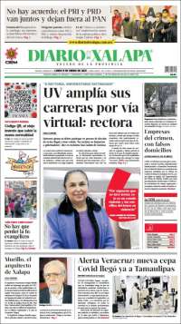 Portada de Diario de Xalapa (México)