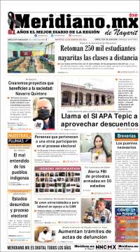 Portada de Meridiano (Mexique)