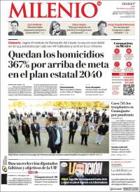 Portada de Milenio de León (Mexico)