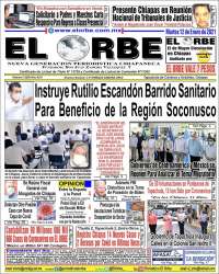 Portada de El Orbe (Mexico)