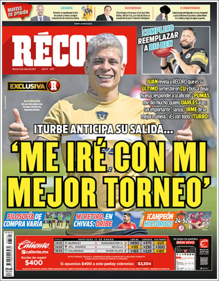 Portada de Record (Mexique)