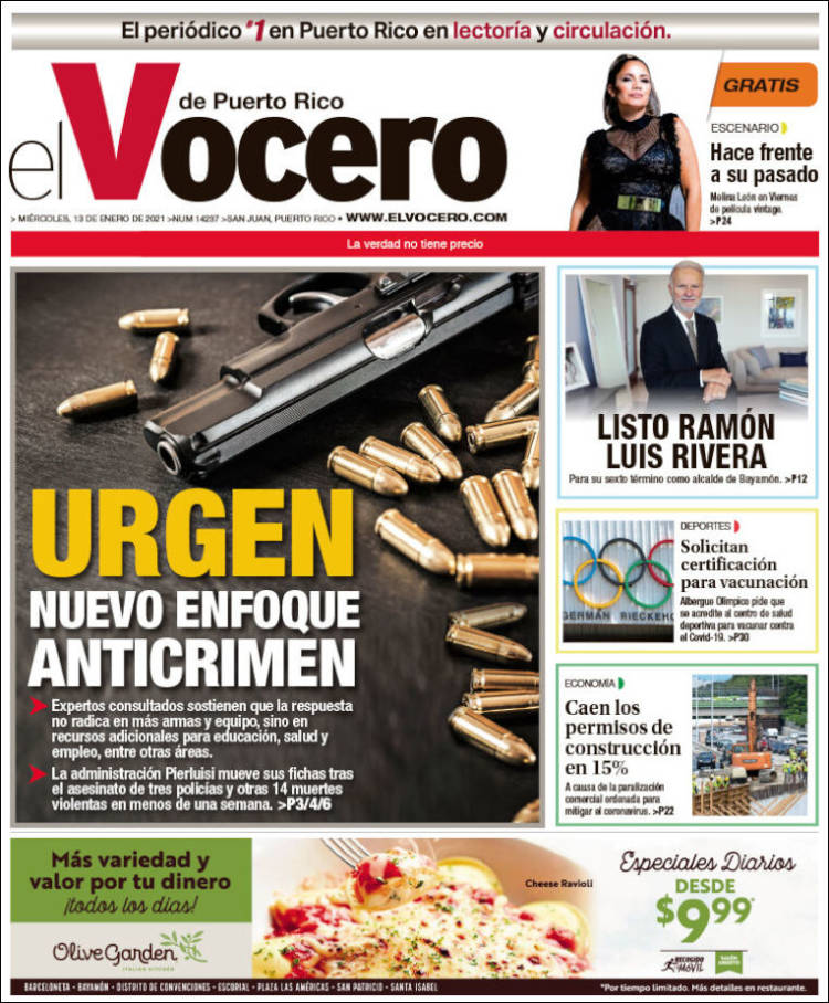 Portada de Vocero (Puerto Rico)
