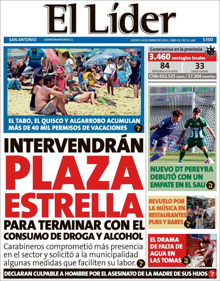 Portada de Lider de San Antonio (Chile)