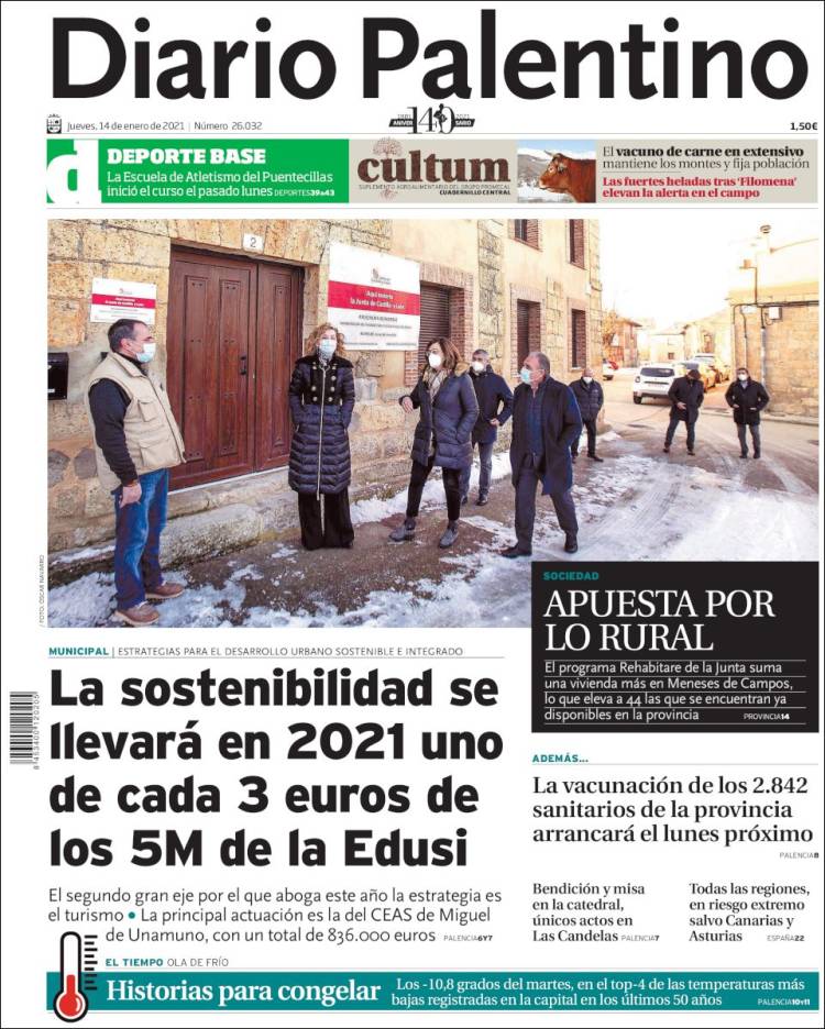 Portada de Diario Palentino (Espa&ntilde;a)