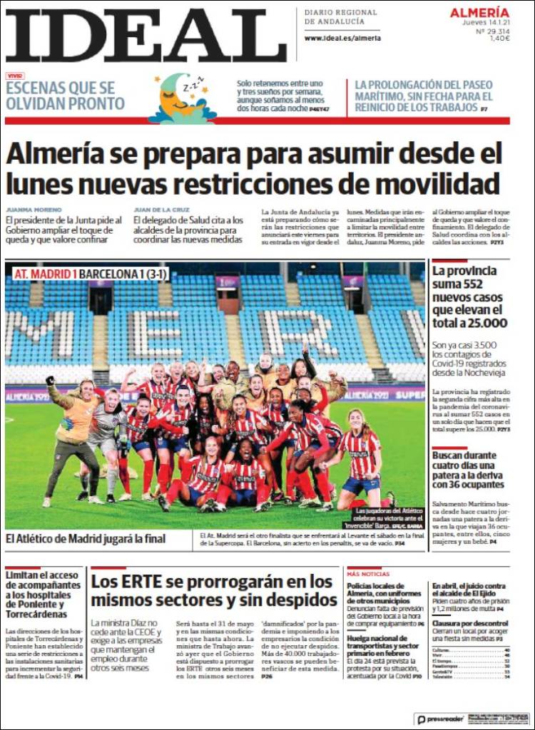 Portada de Ideal Almeria (Espa&ntilde;a)