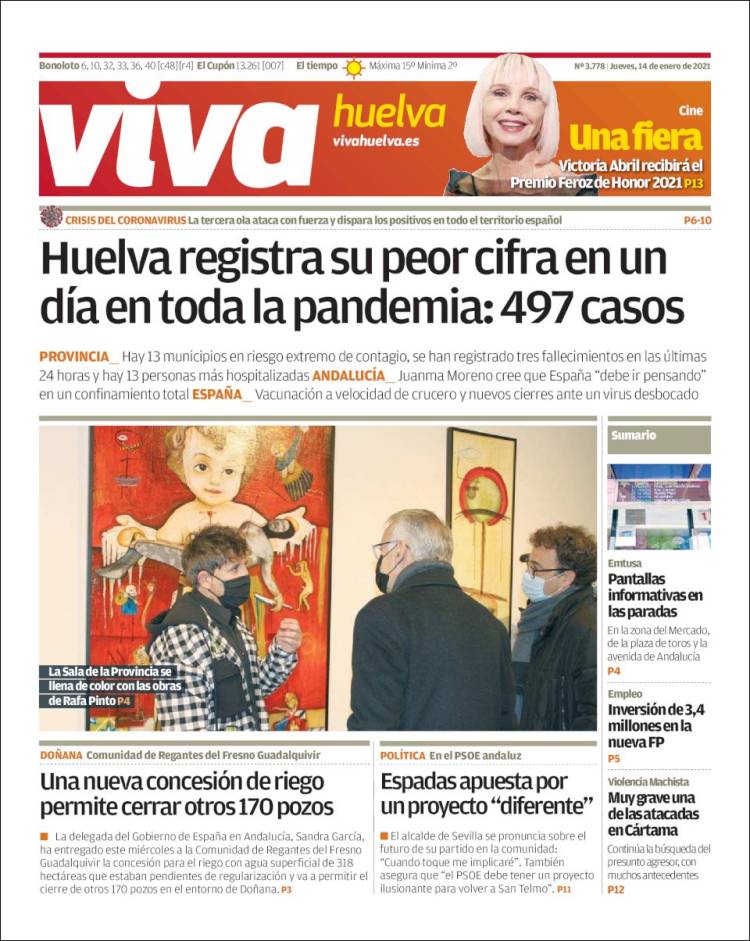 Portada de Viva Huelva (Espa&ntilde;a)