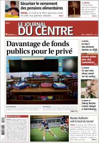 Portada de Le Journal du Centre (Francia)