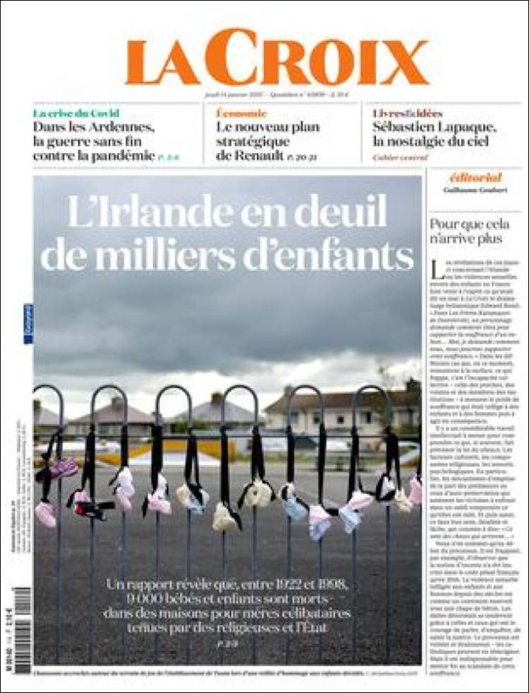 Portada de La Croix (Francia)