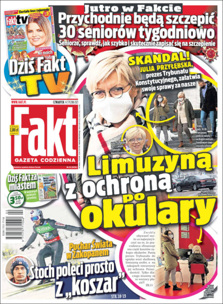 Portada de Fakt (Polonia)