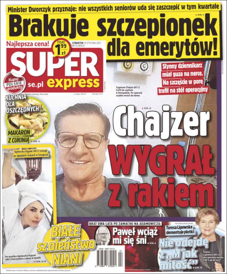 Portada de Super Express (Polonia)
