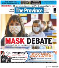 Portada de The Province (Canadá)