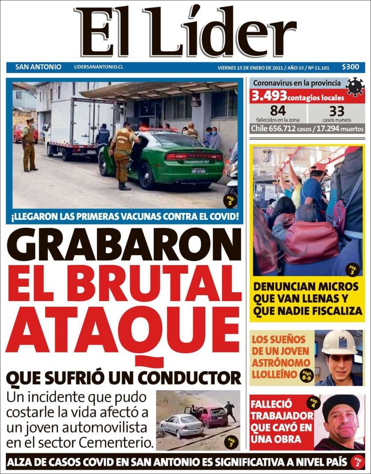 Portada de Lider de San Antonio (Chile)
