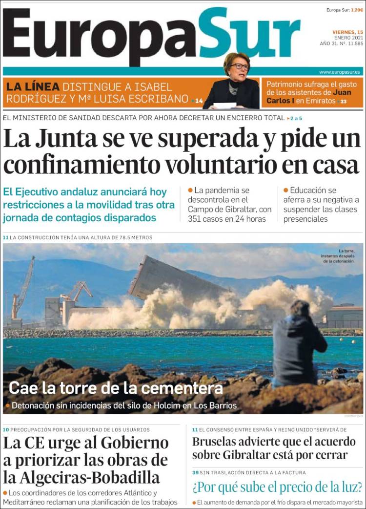 Portada de Europa Sur (España)