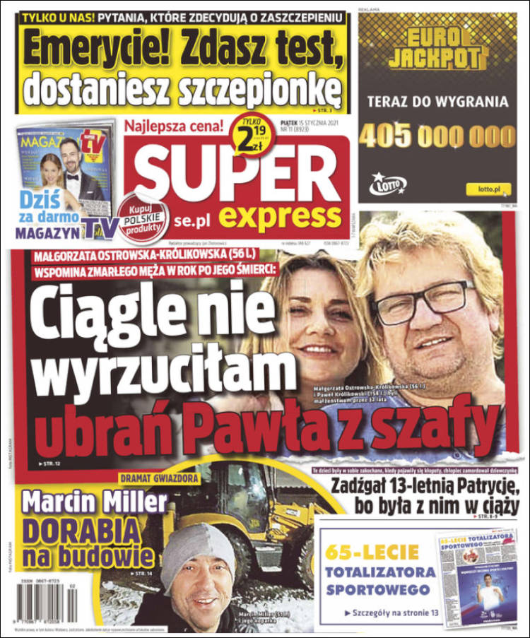 Portada de Super Express (Polonia)