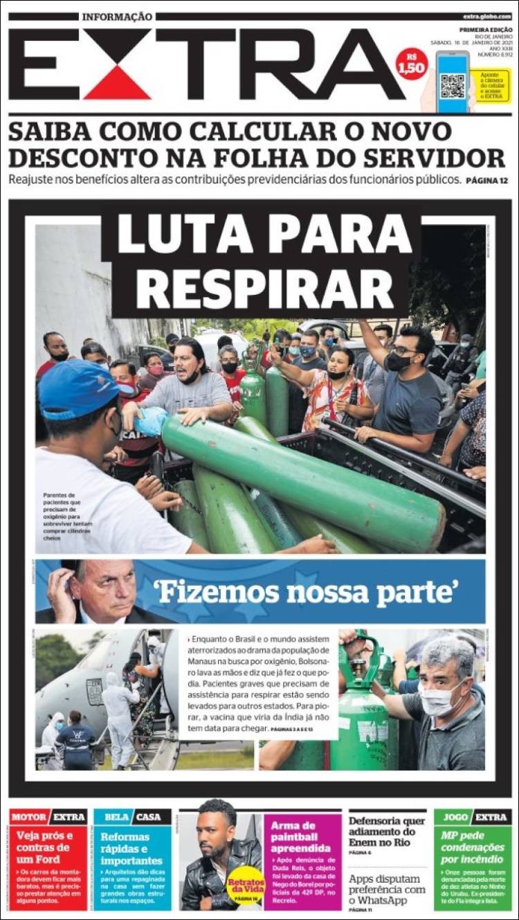 Portada de Extra (Brasil)