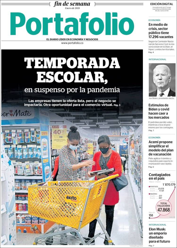 Portada de Portafolio (Colombia)