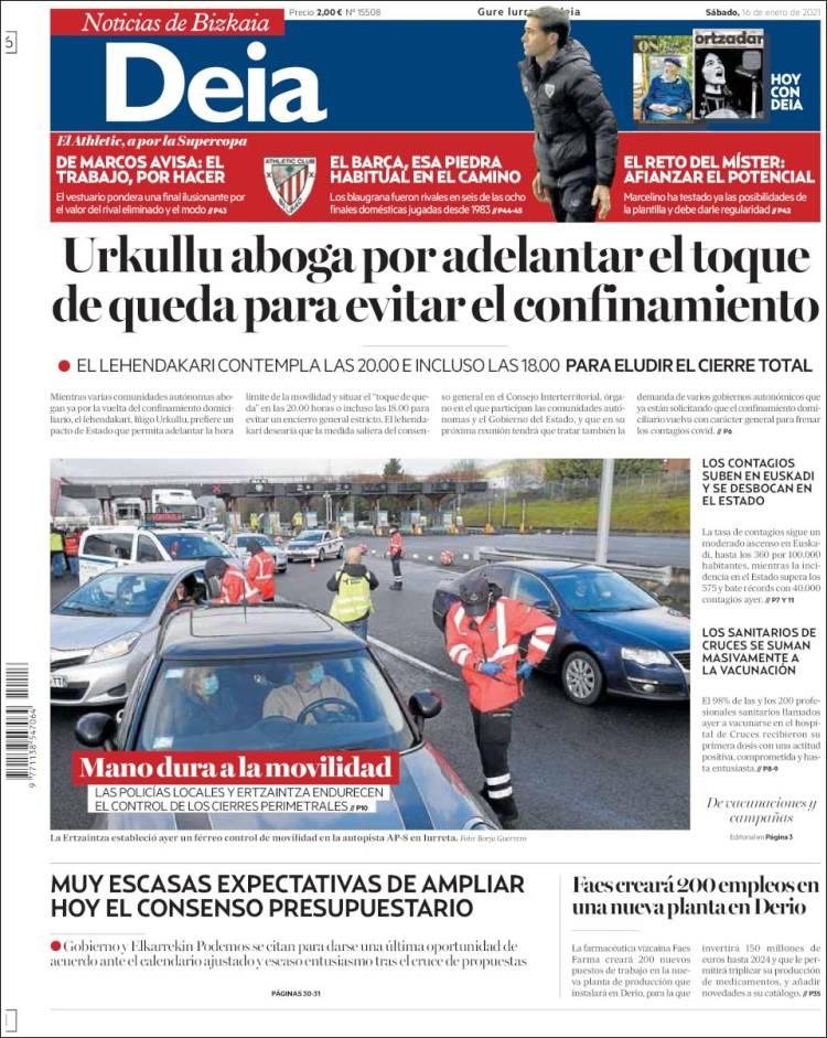 Portada de Deia (España)