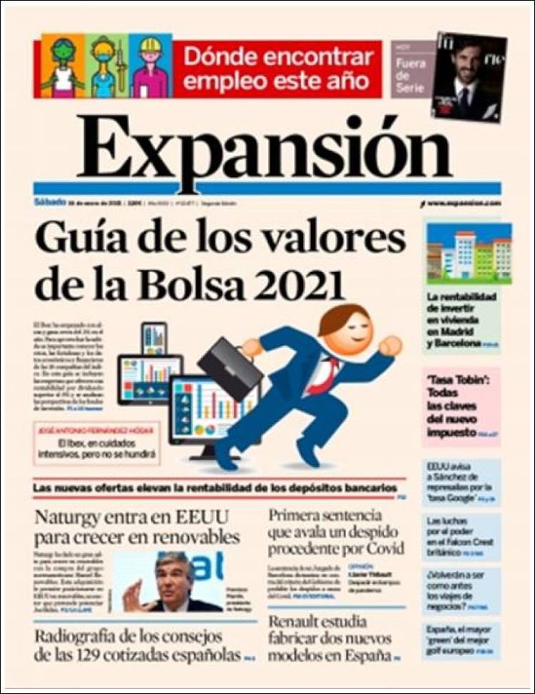Portada de Expansión (Espa&ntilde;a)